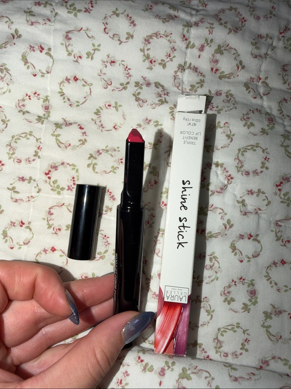 Laura Geller Shine Stick Lip Color - Bright Rose Pink